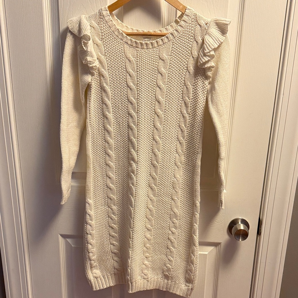 Cream Sweater Dress